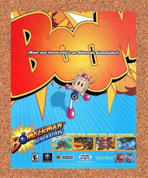 2003 Bomberman Generation GameCube Original Ad v1 - for just $17.99! 