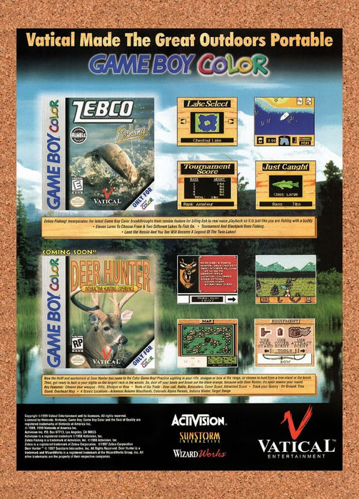 1999 Vatical GBC Outdoor Games Original Ad v1 - for just $17.99! 