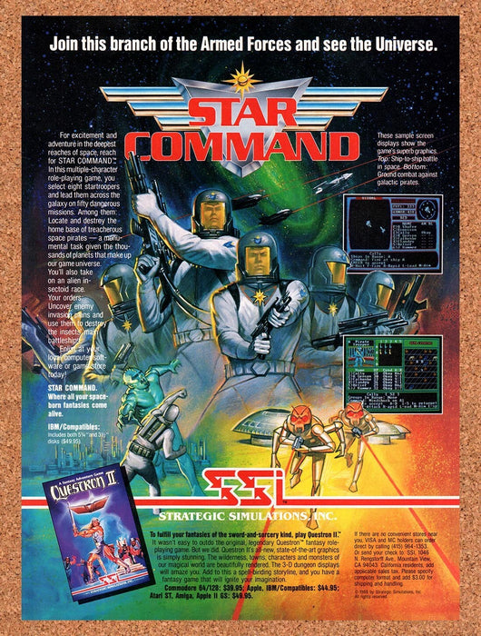 1988 Star Command IBM Original Ad v1 - for just $18.49! 