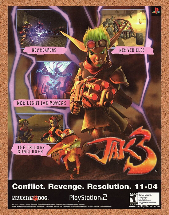 2004 Jak 3 PS2 Original Ad v2 - for just $17.99! 