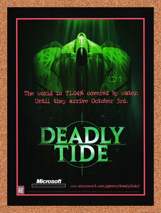 1996 Deadly Tide PC Original Ad v3 - for just $19.49! 