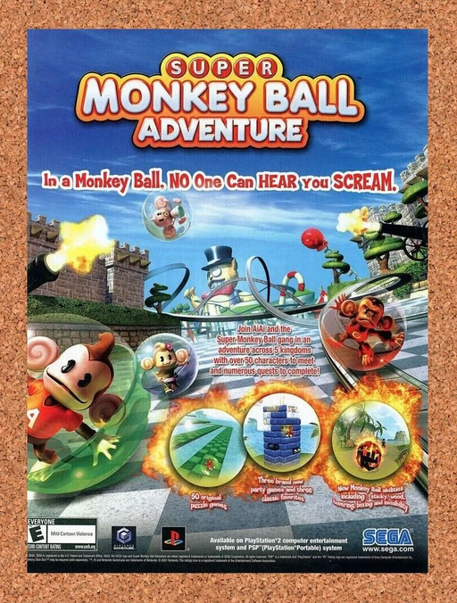 2006 Super Monkey Ball Adventure GameCube Original Ad - for just $17.99! 