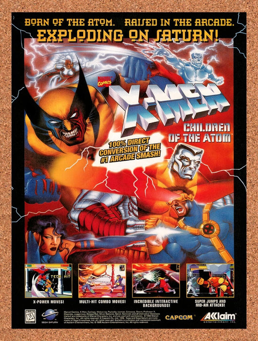 1996 X-Men Children Of The Atom Saturn Original Ad v1 - for just $17.99! 