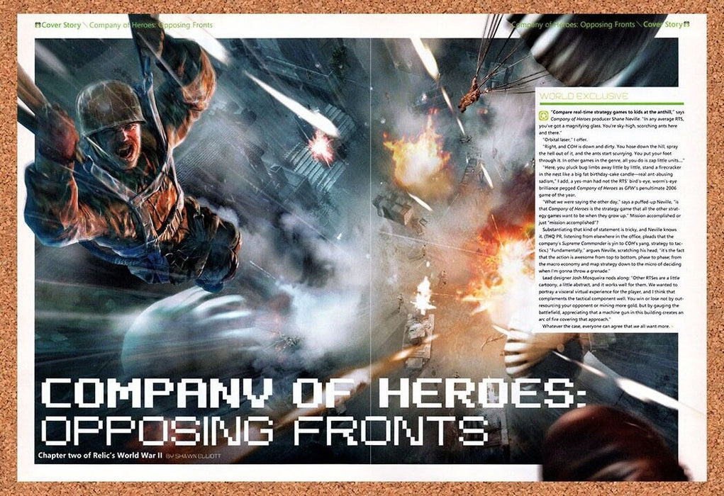2007 Company Of Heroes Opposing Fronts PC Original Ad v1 - for just $21.49! 