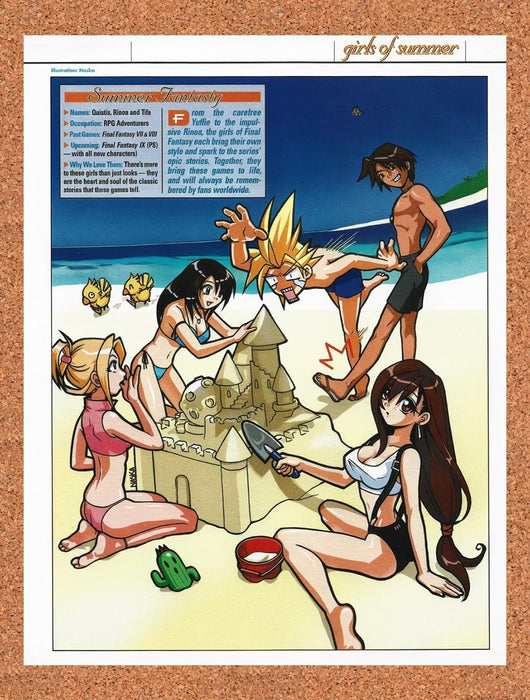 2000 Final Fantasy Swimsuit Special VII & VIII Original Ad vr1 - for just $19.49! 