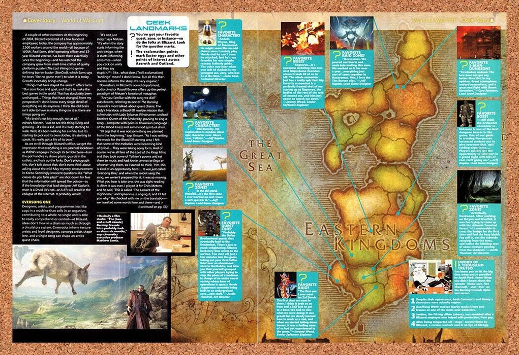 2007 World Of WarCraft Burning Crusade Original Eastern Kingdoms Ad - for just $21.49! 