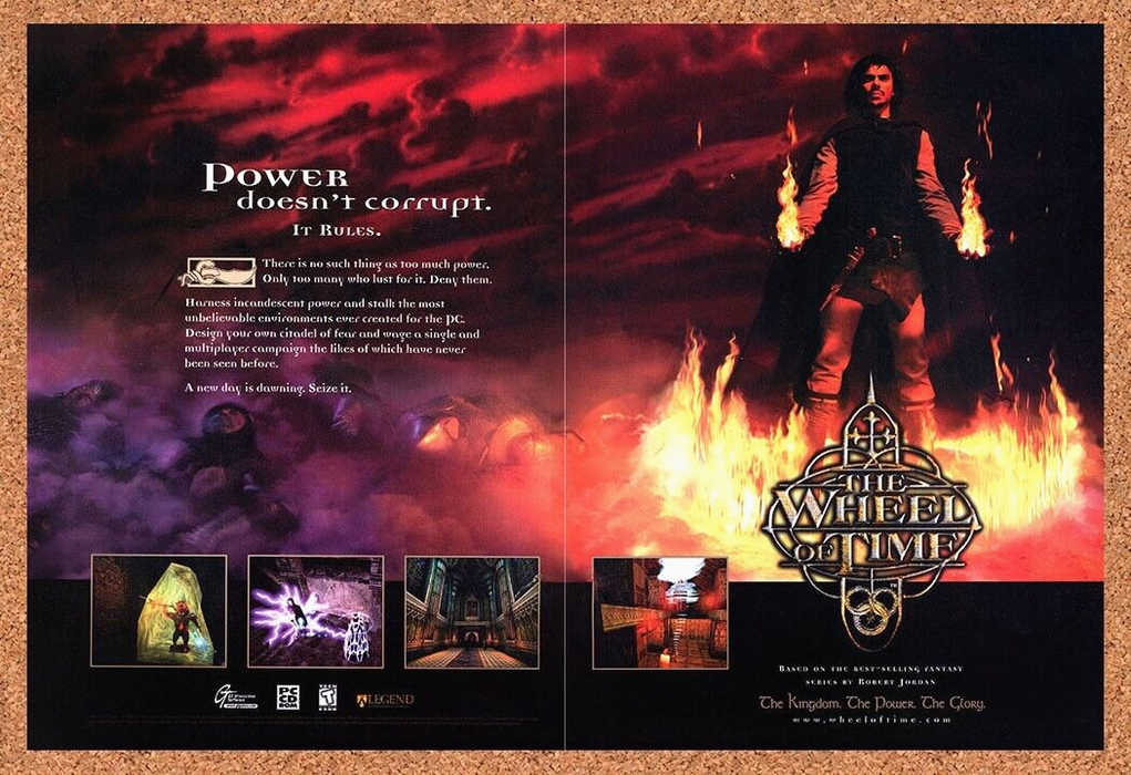 2000 Wheel Of Time PC Original Ad - for just $21.49! 