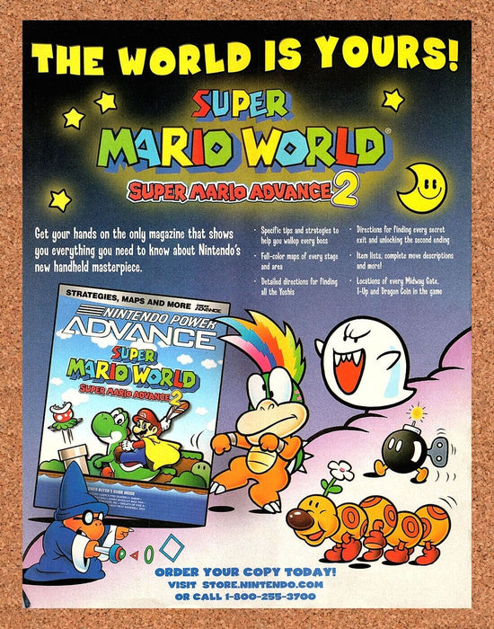 2002 Super Mario Advance 2 Original Nintendo Power Ad - for just $19.49! 