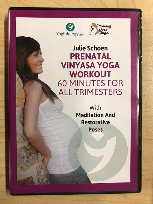 Prenatal Vinyasa Yoga Workout 60 Min for all Trimesters (DVD, exercise) - J0205 - for just $1.99! 