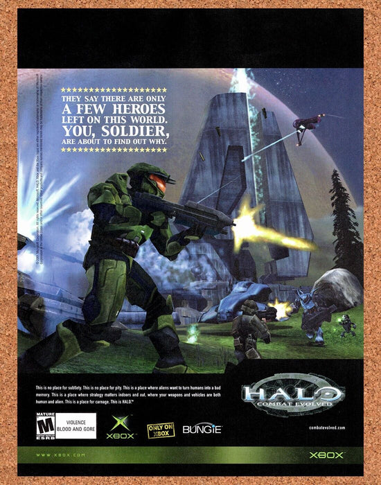 2003 Halo Xbox Original Ad - for just $17.99! 