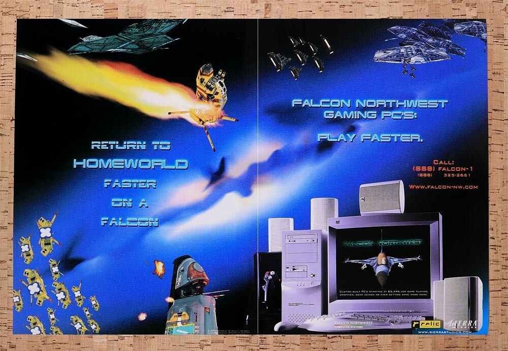 1999 Homeworld Cataclysm Falcon Northwest Original Ad v4 - for just $21.49! 