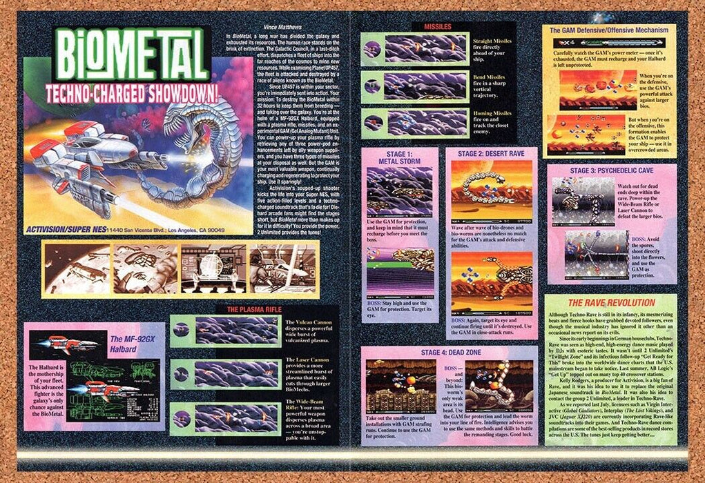 1993 Biometal SNES Original Ad v2 - for just $21.49! 