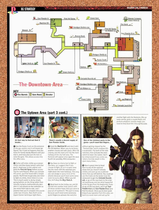 1999 Resident Evil 3 Nemesis Downtown Area Map Original Advertisement vr9 - for just $19.49! 