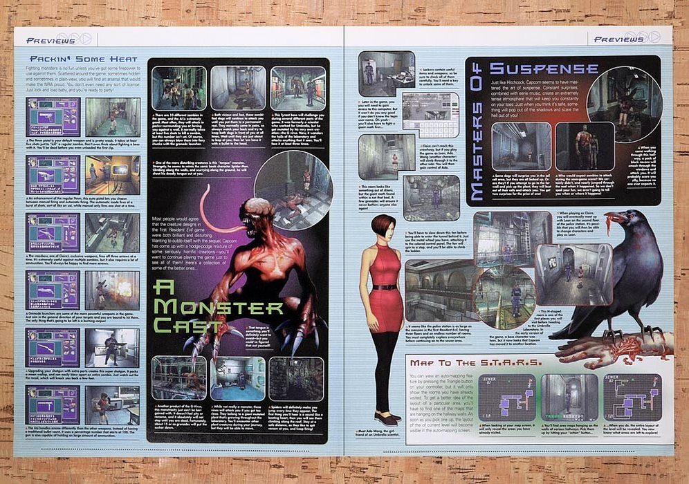 1998 Resident Evil 2 PS1 Overview Original Ad v6 - for just $21.49! 