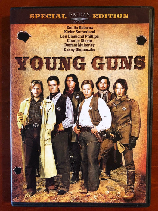 Young Guns (DVD, 1988, Special Edition) - L02 - for just $2.99! 