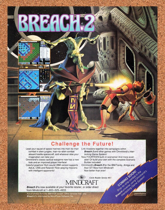 1991 Breach 2 IBM Original Ad v2 - for just $17.99! 