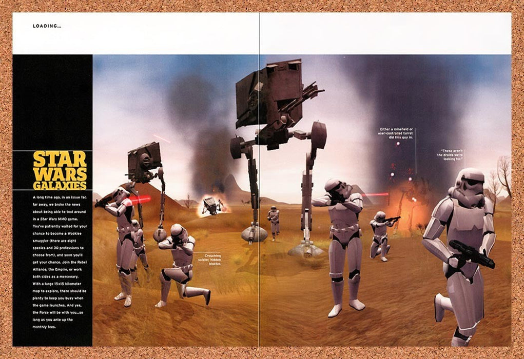 2003 Star Wars Galaxies PC Original Advertisement vr1 - for just $23.99! 