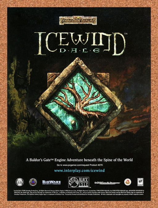 2002 Icewind Dale PC Original Logo Ad v2 - for just $17.99! 