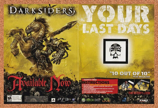 2010 Darksiders Augmented Reality Contest Original Ad v1 - for just $18.27! 