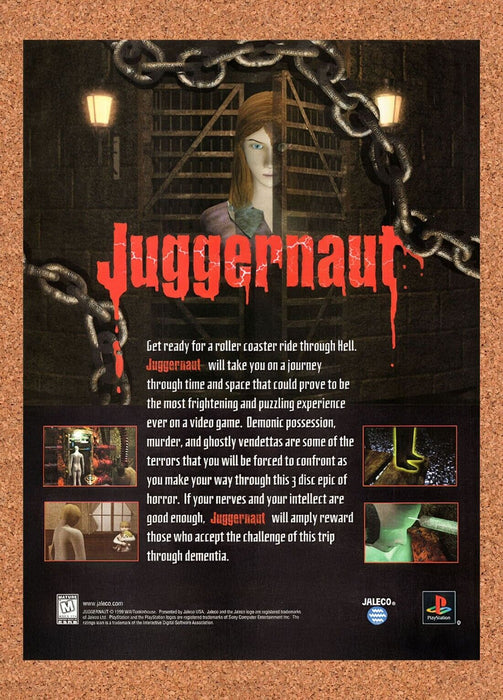 1999 Juggernaut PS1 Original Ad v1 - for just $17.99! 