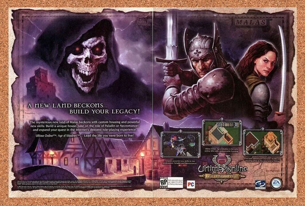 2005 Ultima Online PC Age Of Shadows Original Ad - for just $22.49! 