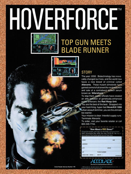 1991 Hoverforce IBM Original Ad v1 - for just $17.99! 