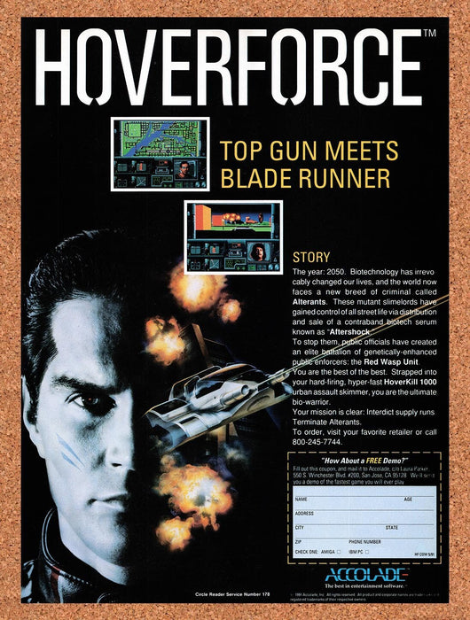 1991 Hoverforce IBM Original Ad v1 - for just $17.99! 