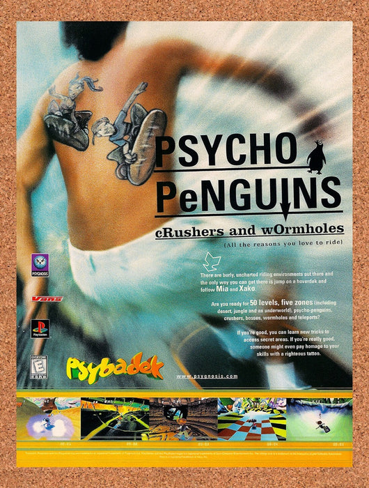 1998 Psybadek PS1 Original Ad v1 - for just $17.99! 