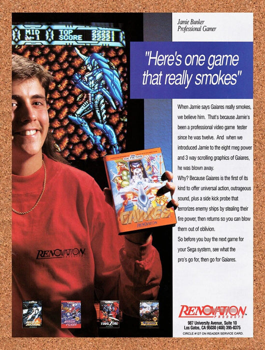 1991 Gavares Genesis Original Ad v1 - for just $17.99! 