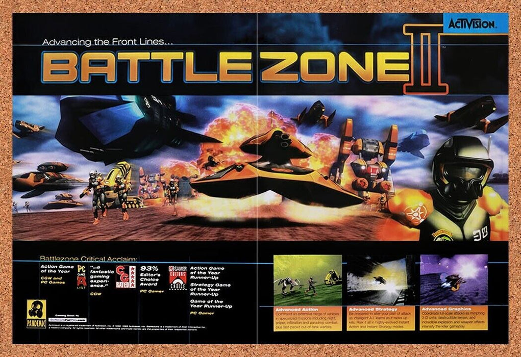 1999 Battlezone II Combat Commander PC Original Ad v1 - for just $21.49! 