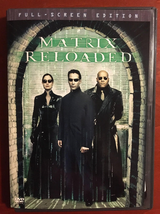 The Matrix Reloaded (DVD, 2003, Full-Screen) - J1231 - for just $1.99! 