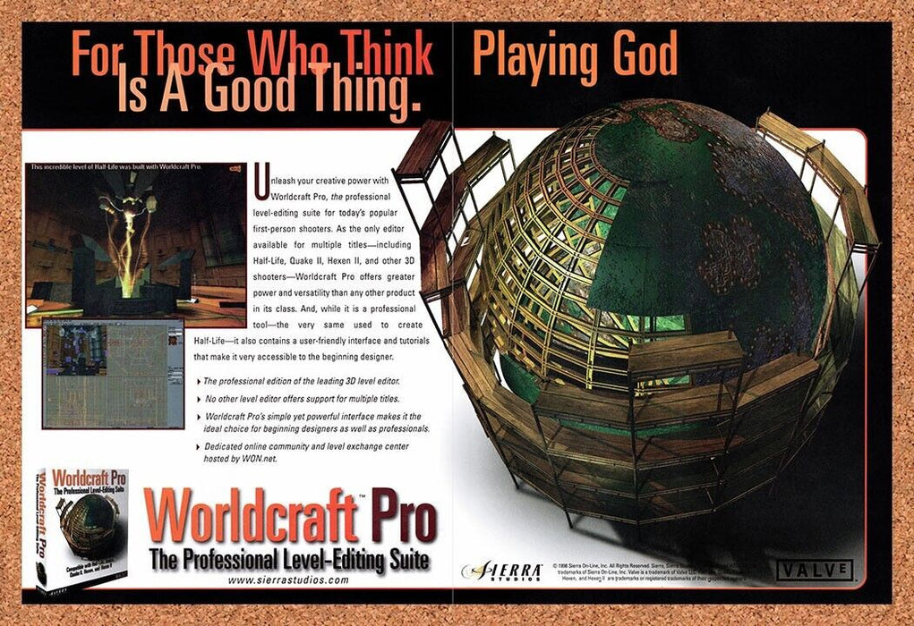 1998 Worldcraft Pro PC Original Ad v1 - for just $21.49! 