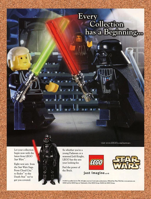 2002 Lego Star Wars Merchandise Original Advertisement v1