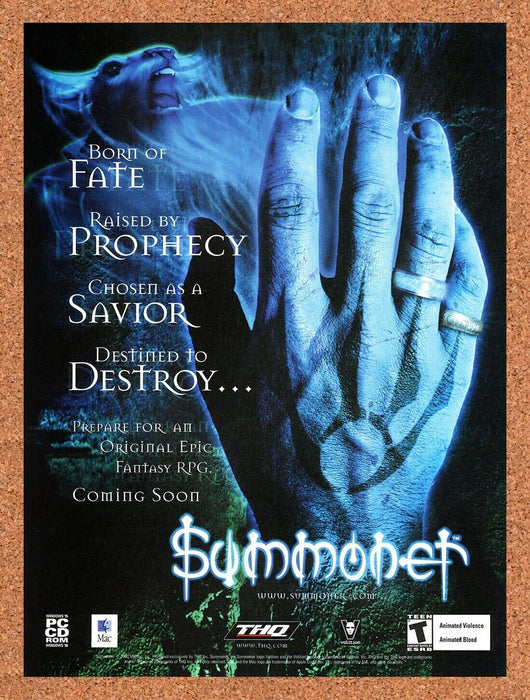 2001 Summoner PC Original Ad - for just $17.99! 