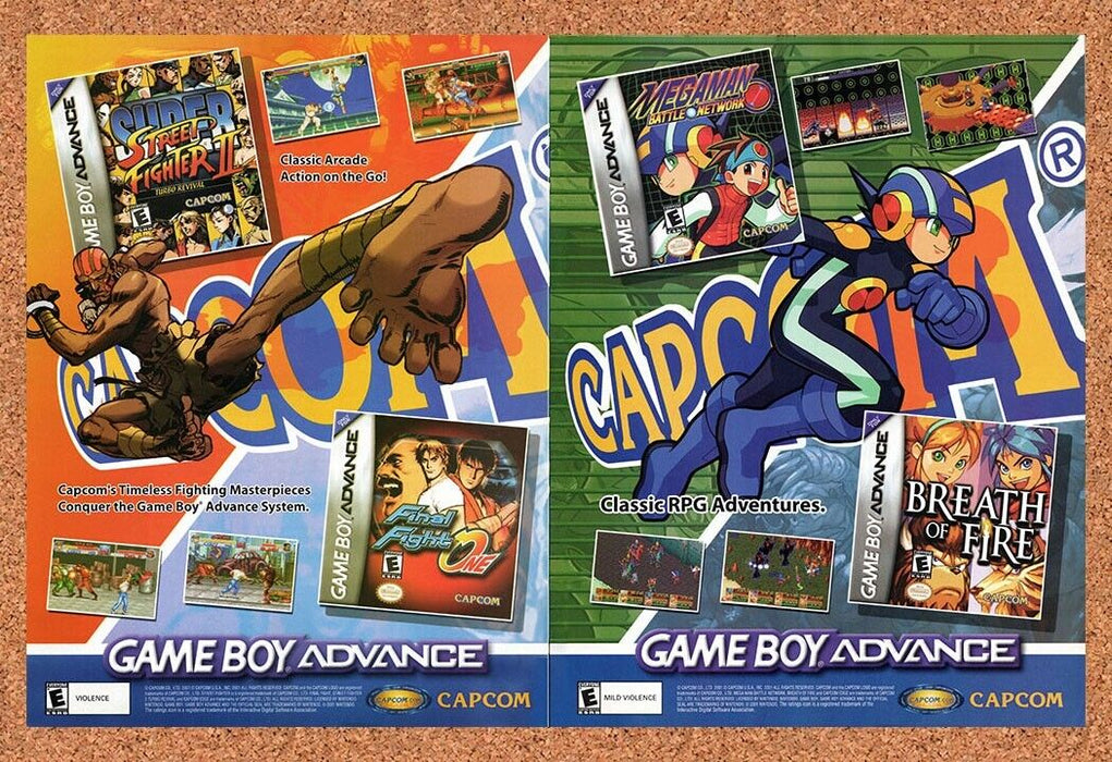 2002 Mega Man GBA Original Ad - for just $21.49! 