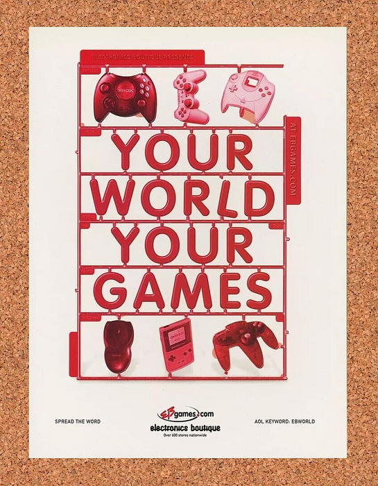 2003 EB Games Your World Your Games Original Ad - for just $17.99! 