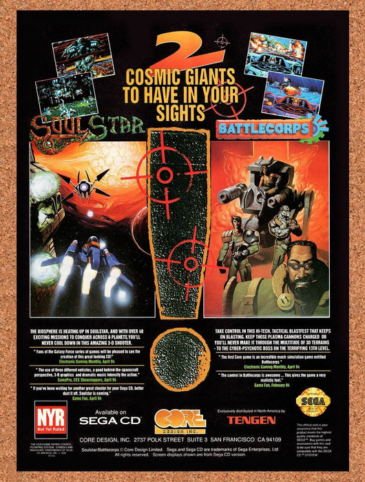 1994 Core Design Genesis Games Original Ad - for just $17.99! 