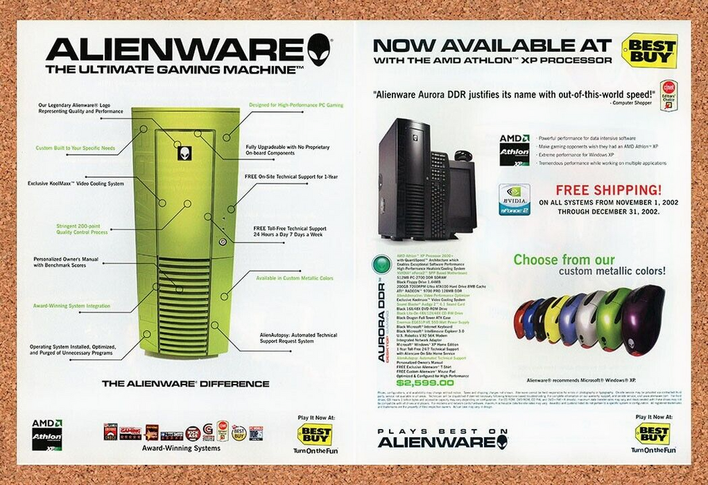 2004 Alienware Area-51 Original Best Buy Ad - for just $22.49! 