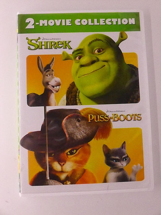 Shrek - Puss in Boots (DVD, double feature) - K7 - for just $2.99! 