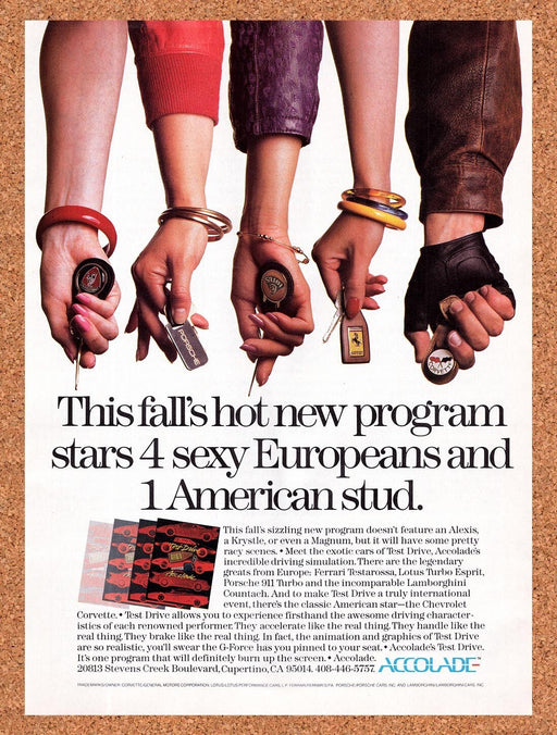 1987 Test Drive Atari ST Original Ad v1 - for just $18.49! 