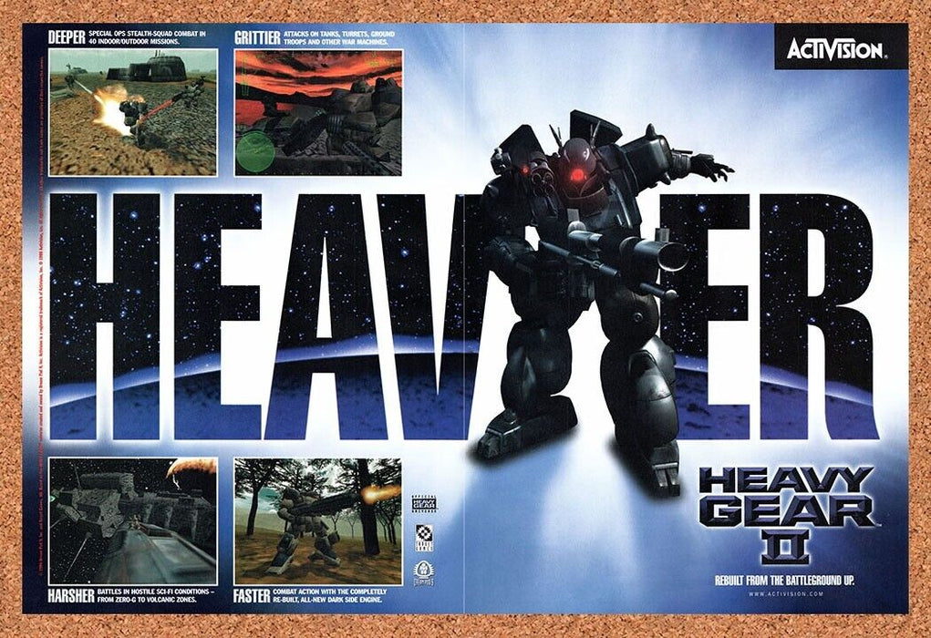 1998 Heavy Gear II PC Original Ad v2 - for just $21.49! 