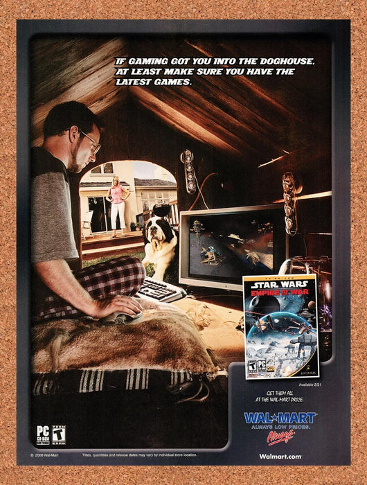 2006 Star Wars Empire At War Wal-Mart Original Advertisement v4 - for just $19.49! 