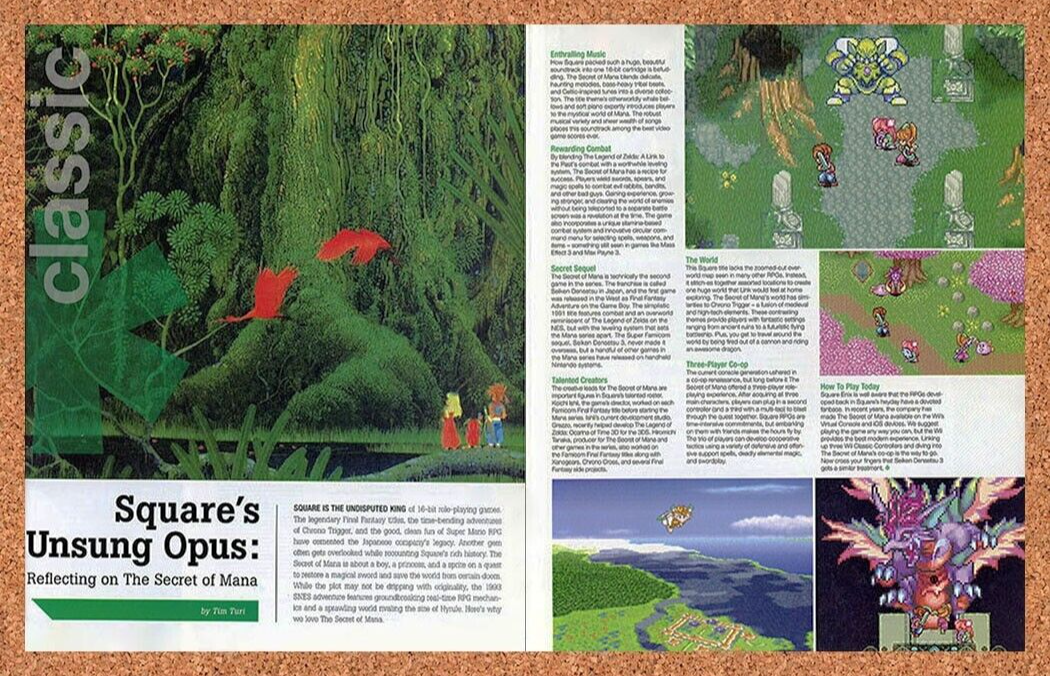 2013 Secret Of Mana SNES Original Ad - for just $21.49! 