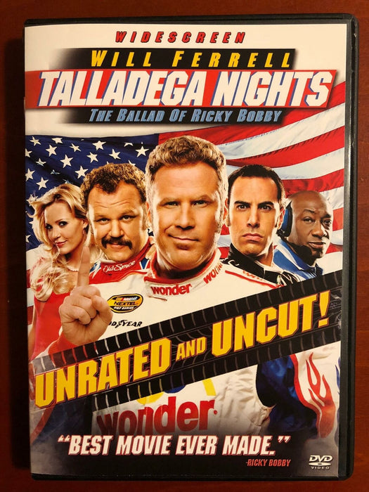 Talladega Nights - The Ballad of Ricky Bobby (DVD, WS, unrated, 2006) - K0428 - for just $1.99! 