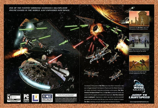 2006 Star Wars Galaxies PC Original Ad - for just $21.49! 