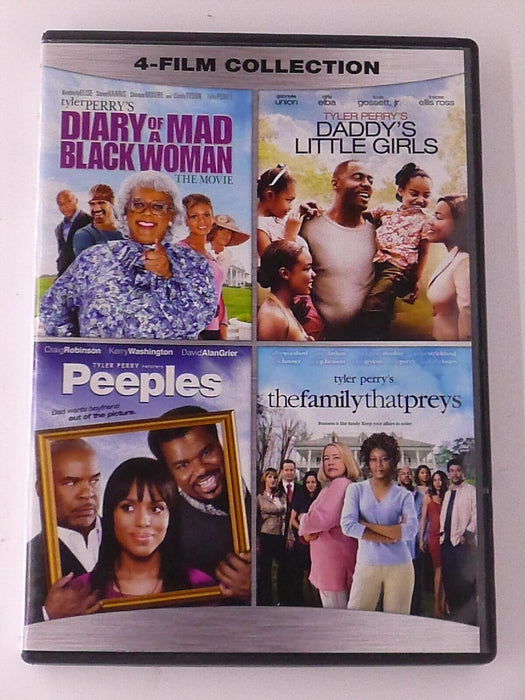 Tyler Perry - Diary of a mad Black Woman, Peeples, Daddy.. (DVD, 4-film) - K0107 - for just $3.50! 