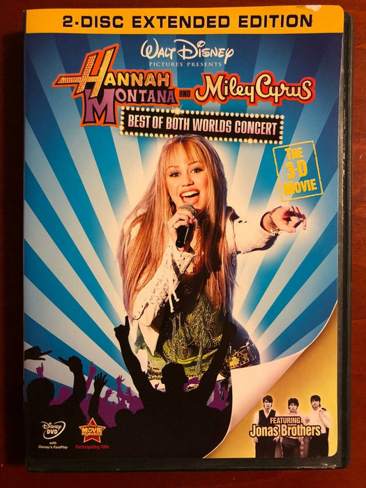Hannah Montana and Miley Cyrus Best of Both Worlds Concert (DVD, Disney) - J1231 - for just $1.99! 