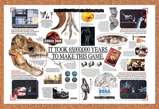 1993 Jurassic Park Genesis Original Ad v4 - for just $22.49! 