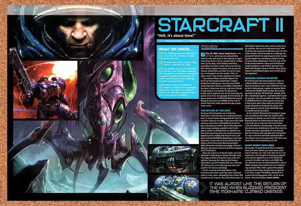 2007 StarCraft II PC Original Ad v3 - for just $21.49! 