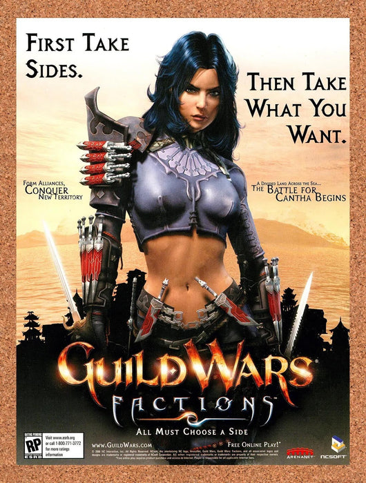 2006 Guild Wars Factions PC Original Ad v2 - for just $19.49! 